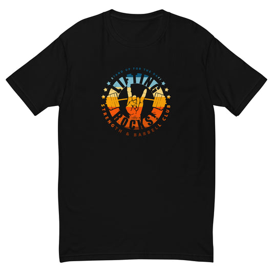 Short Sleeve T-shirt, Lifting Rocks Sunrise Logo, Gym t-shirt, Gym Motivation Shirt