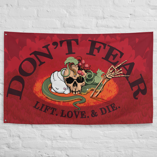 "Don't Fear" 3'x5' Gym Flag