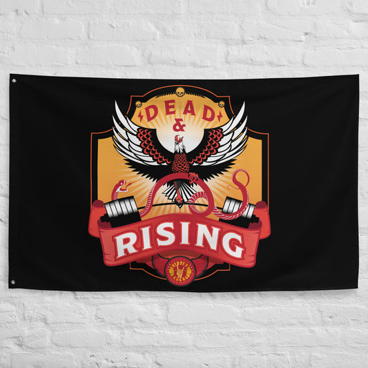 "Dead & Rising" 3'x5' Gym Flag