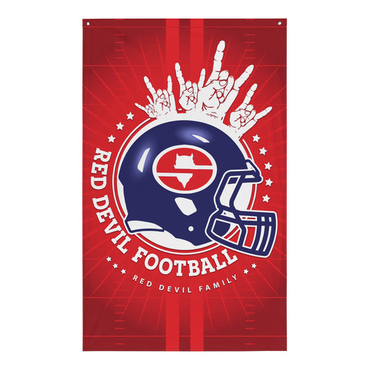 Red Devil Football Flag