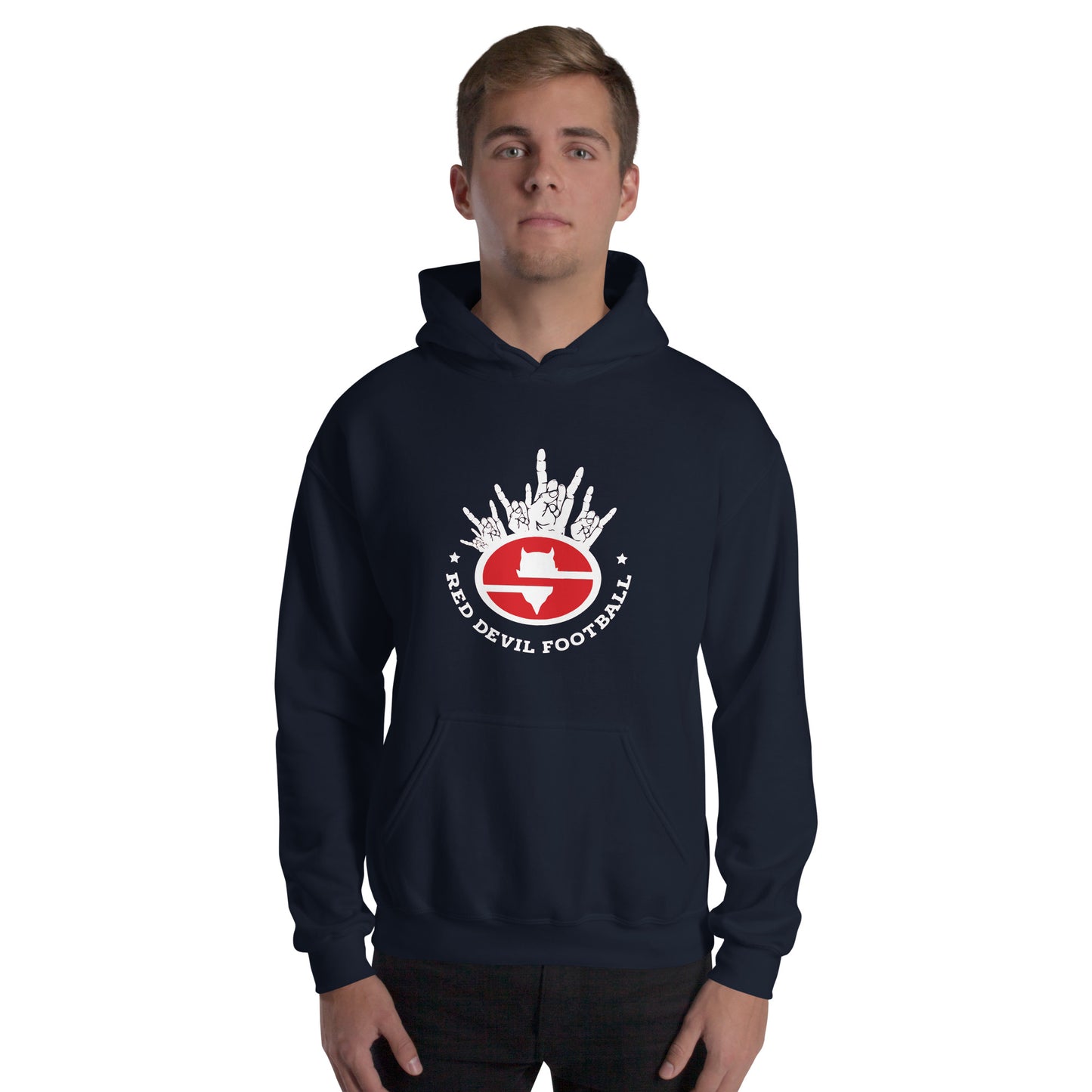 Unisex Springville Red Devil Football Pride Hoodie