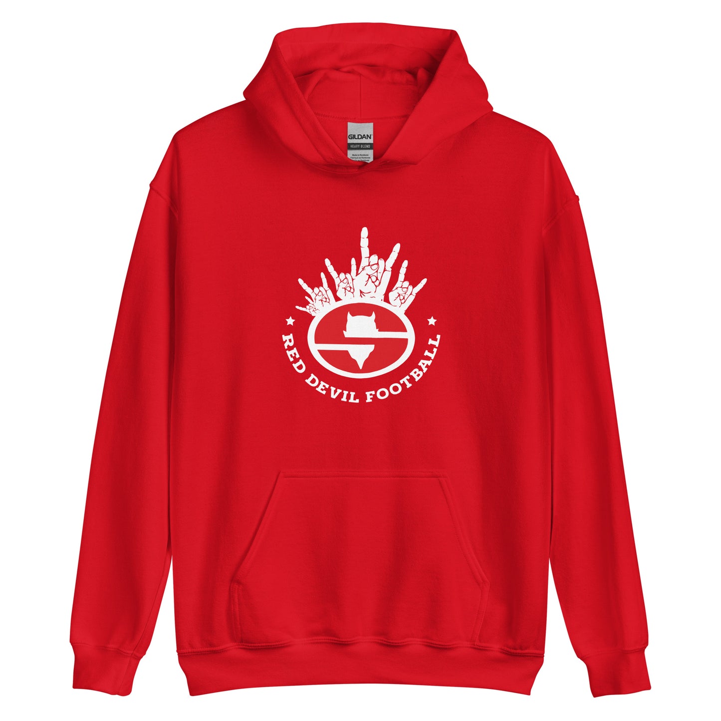 Unisex Springville Red Devil Football Pride Hoodie